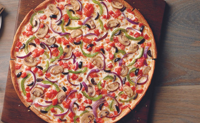 Pizza Hut Vegetable Topped Pizza