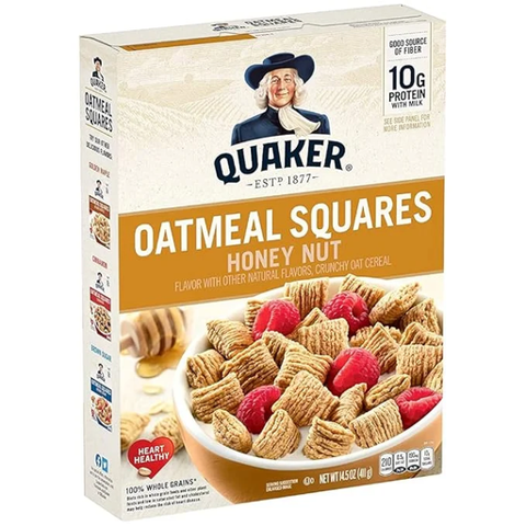 Quaker Oatmeal Squares Honey Nut
