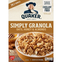 Quaker Simply Granola Oats, Honey & Almonds