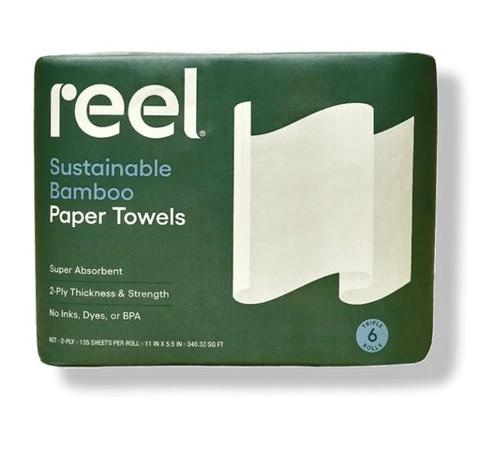 Reel Sustainable Bamboo Paper Towels