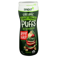 Sprout Organic Plant Power Puffs Apple Kale