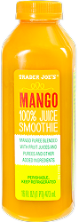 Trader Joe's Mango 100% Juice Smoothie