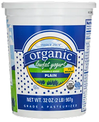 Trader Joe's Organic Lowfat Yogurt Plain