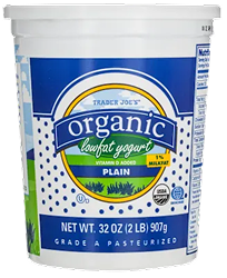 Trader Joe's Organic Lowfat Yogurt Plain