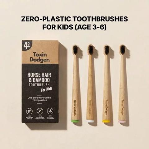 Toxin Dodger Horse Hair & Bamboo Toothbrush