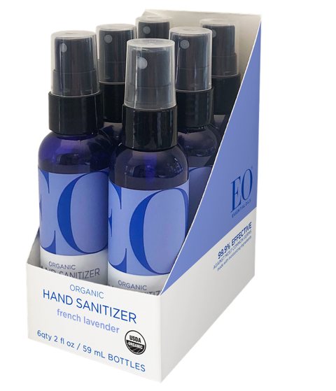 EO Hand Sanitizer Spray Organic French Lavender
