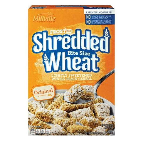 Millville Frosted Shredded Bite Size Wheat Original