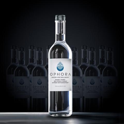 Ophora Water for Wellness Nano-Pure Hyper-Oxygenated Drinking Water Glass Bottle