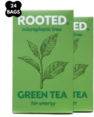 Rooted Organic Green Tea (Microplastic Free)