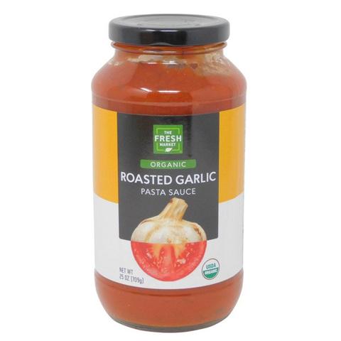 The Fresh Market Organic Roasted Garlic Pasta Sauce
