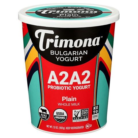 Trimona A2A2 Probiotic Yogurt Plain Whole Milk