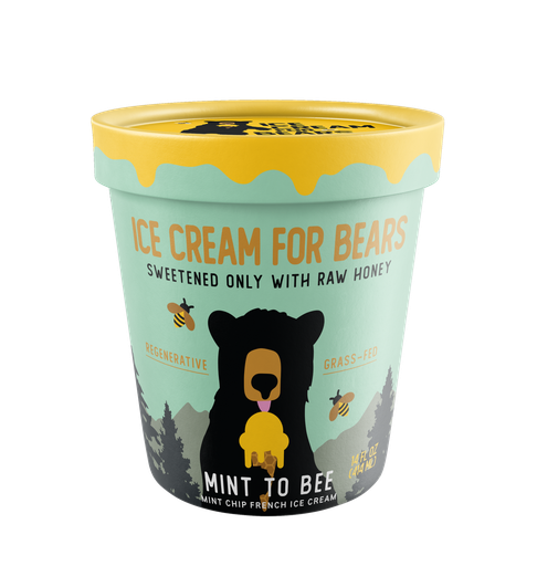 Ice Cream for Bears Mint to Bee Mint Chip French Ice Cream