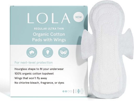 LOLA Organic Cotton Pads with Wings