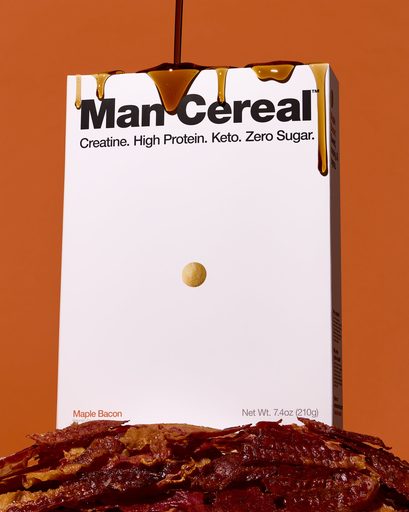 Man Cereal Maple Bacon
