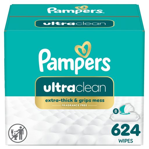 Pampers Pampers Ultra Clean Baby Wipes - 624ct