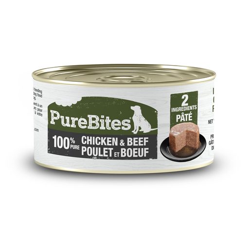 PureBites Quality Animal Ingredients No Grain Ingredients Metal Can