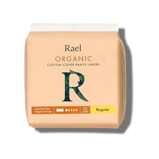 Rael Organic Cotton Cover Panty Liners Regular