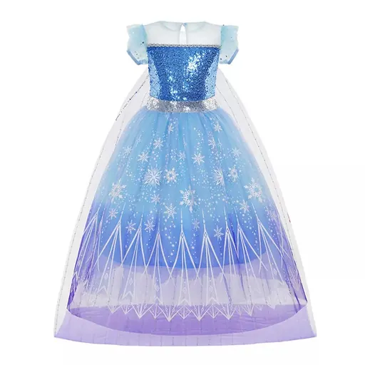 Shein Girls' Frozen Princess Dress