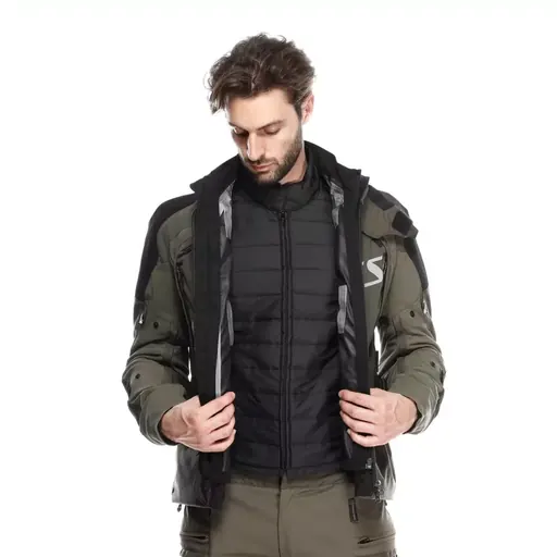 Shein Men's Thermal Waterproof Motorcycle Jacket