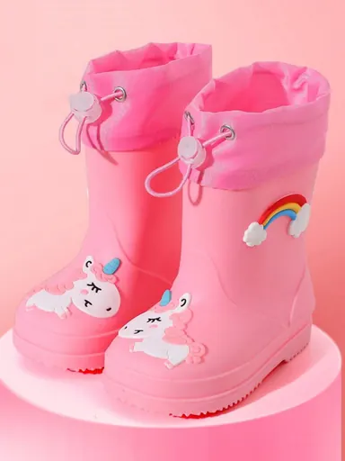 Shein Toddler Cartoon Rain Boots