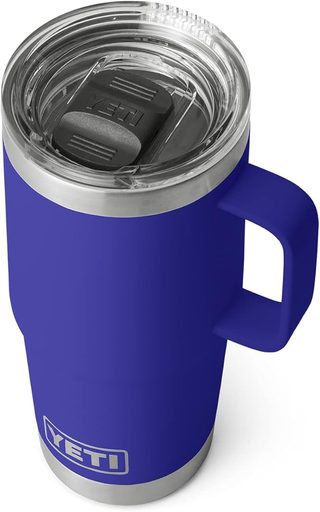Yeti Rambler 20 Oz Steel Mug Blue Stainless Steel