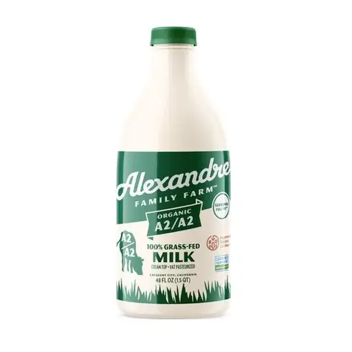 Alexandre Family Farm Organic A2/A2 100% Grass-Fed Seasonal Full Fat Milk