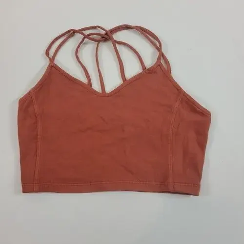 American Eagle All-Day Cotton Plunge Cropped Top