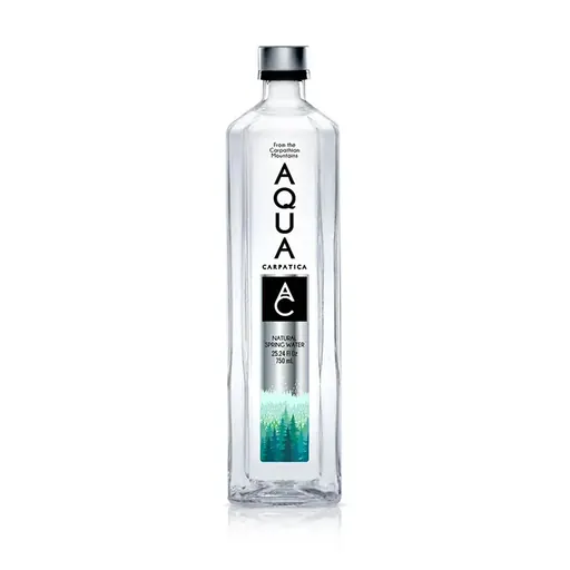 Aqua Carpatica Spring Water Glass Bottle