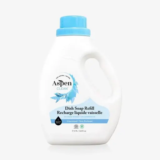 Aspen Clean Dish Soap Refill Plastic bottle