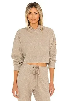 Athleta Womens Muse Hoodie Gravel Heather