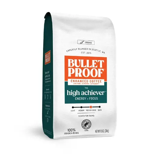 BULLETPROOF Enhanced Coffee The High Achiever Ground Medium-Dark Roast