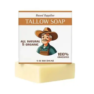 Based Supplies Tallow Soap Natural