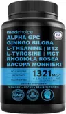 Bodylab24 Ashwagandha Ginkgo Biloba L-Theanine Supplement