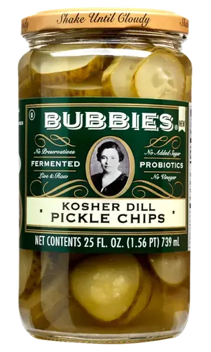 Bubbies Kosher Dill Pickle Chips