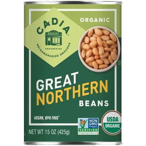 Cadia Cadia, organic great northern beans