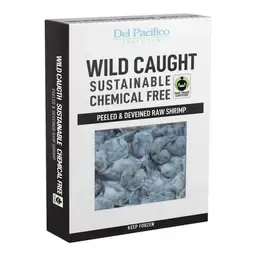 Del Pacifico Seafoods Wild Caught Peeled & Deveined Raw Shrimp