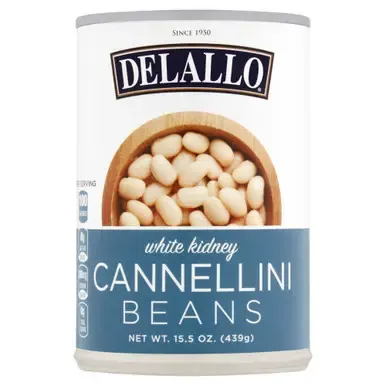 Delallo Cannellini White Kidney Beans