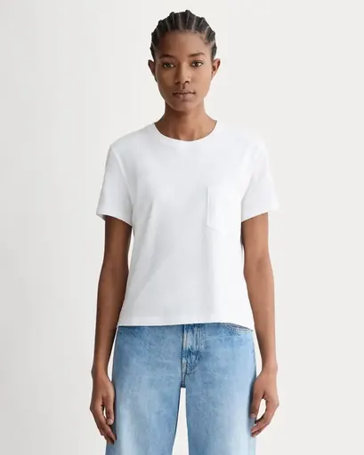 Everlane The Box-Cut Tee in Essential Cotton