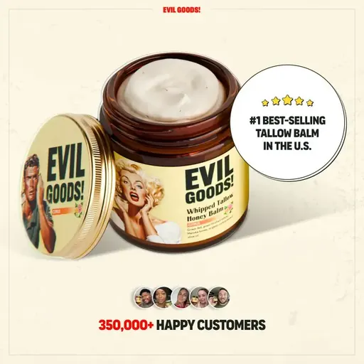Evil Goods Whipped Tallow & Manuka Honey Balm Citrus Body Lotion