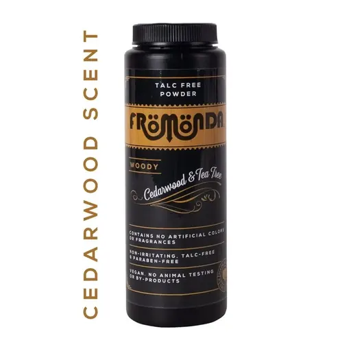 Fromonda Woody Talc-Free Men's Body Powder Cedarwood