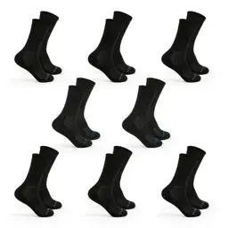 Fruit of the Loom Crew Socks for Men 8 Pairs Black