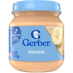 Gerber Organic Baby Food Puree Banana