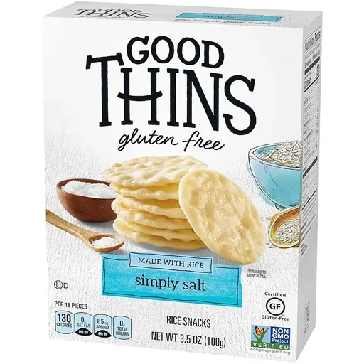 Good Thins, Mondelez Simply salt rice crackers