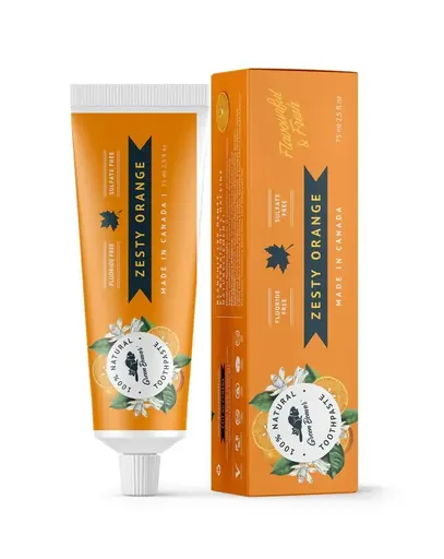 Green Beaver Company Zesty Orange Natural Toothpaste