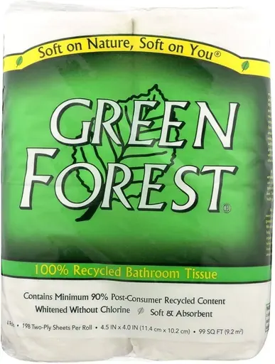 Green Forest 100% Recycled Bathroom Tissue