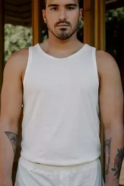 Harvest & Mill Men's Organic Tank Top Natural