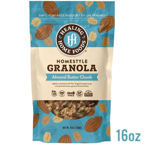 Healing Home Foods Almond Butter Chunk Granola