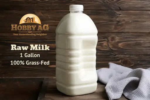 Hobby Ag Raw Cow Milk plastic bottle