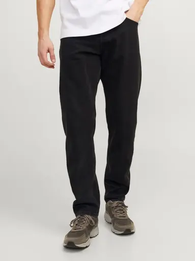 Jack & Jones Relaxed Fit High Rise Jeans Black