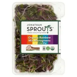 Jonathan Sprouts Organic Rainbow Mix Microgreens